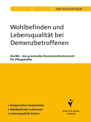 cover image of Wohlbefinden und Lebensqualität bei Demenzbetroffenen